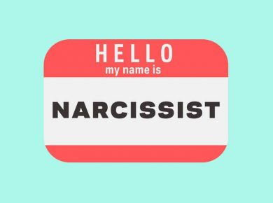 hello my name is narcissist meme